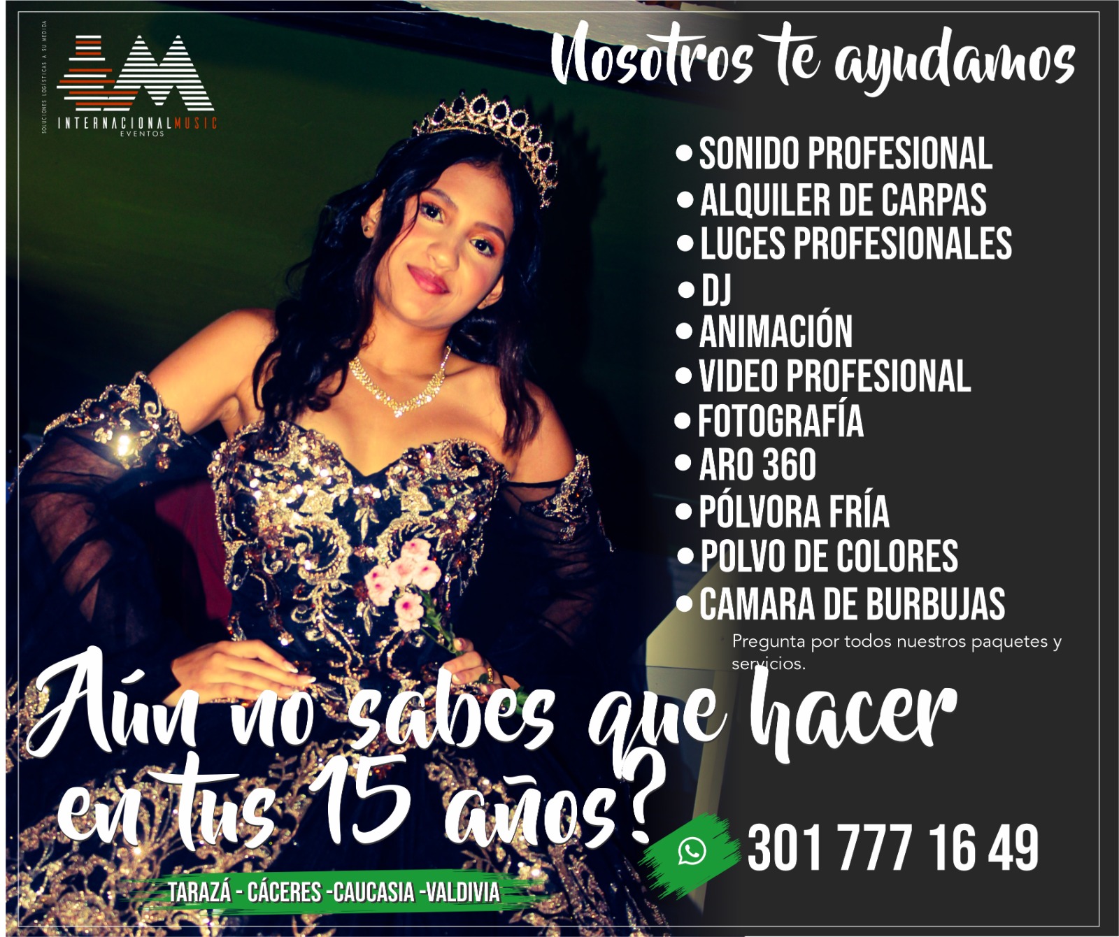 Fotografía de evento social cubierto por Internacional Music